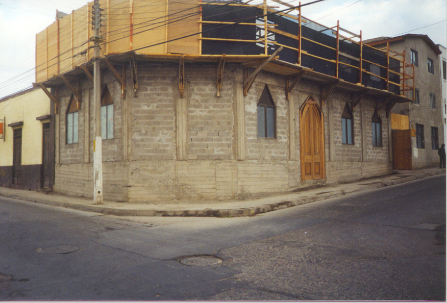 The church we worked on